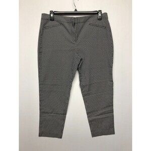 J. Jill Women Chino Straight Leg Ankle Trouser Pants Size 16 Cotton Blend M157 5